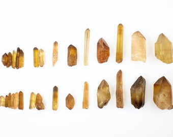 Raw CITRINE Crystal Point - Facet Grade - Untreated Citrine, Natural Citrine Point,  Healing Crystal, Jewelry Making, E0424