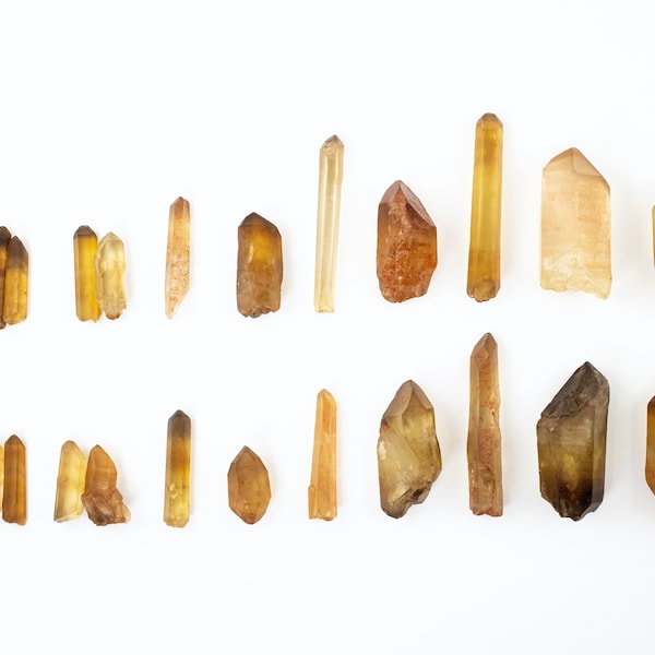 Raw CITRINE Crystal Point - Facet Grade - Untreated Citrine, Natural Citrine Point,  Healing Crystal, Jewelry Making, E0424