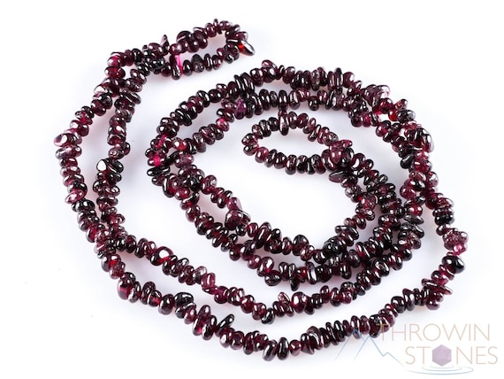 Garnet chip necklace deals