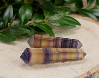 Puntas de cristal de fluorita amarilla - Mini - Fabricación de joyas, cristales y piedras curativas, E1402