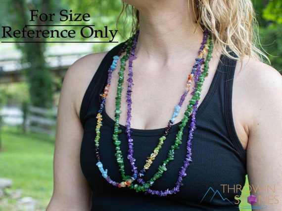Crystal chip best sale necklace