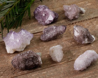 AMETHYST SPIRIT QUARTZ Crystal Points and Clusters - Raw Amethyst Cluster, Boho Decor, E0005