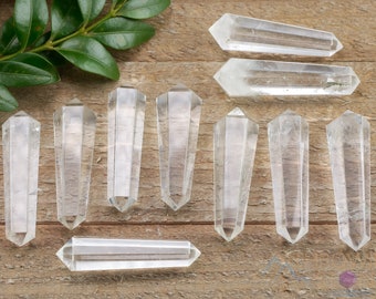 CLEAR QUARTZ Crystal Points - Mini - Jewelry Making, Healing Crystals and Stones, E1403