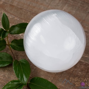 SELENITE Crystal Sphere - Extra Large - Crystal Ball, Housewarming Gift, Home Decor, E0491
