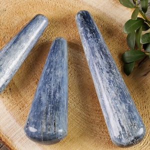 Blue KYANITE Crystal Wand - Crystal Wand, Self Care, Healing Crystals and Stones, E1027