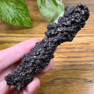 Raw PROPHECY Stone - Elongated, Limonite & Hematite - Rare Crystals and Stones, Home Decor, 55072