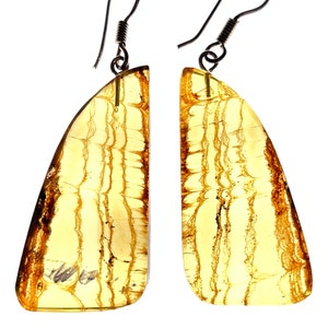 Orecchini di cristallo AMBER - Orecchini Statement, Orecchini pendenti, Gioielli fatti a mano, Cristalli e pietre curative, 50361