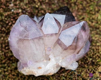 AMETHYST SMOKY QUARTZ Raw Crystal Cluster - Birthstone, Unique Gift, Home Decor, 39898