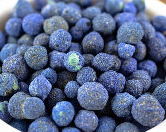 AZURITE Blueberries, Raw Crystals - Raw Crystals and Stones, Healing Crystals and Stones, E1833