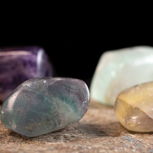 FLUORITE Tumbled Stones - Tumbled Crystals, Self Care, Healing Crystals and Stones, E1717