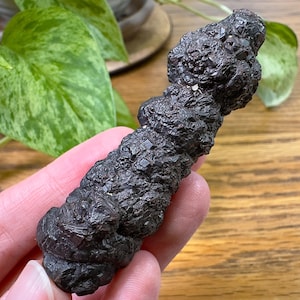 Raw PROPHECY Stone - Elongated, Limonite & Hematite - Rare Crystals and Stones, Home Decor, 55011