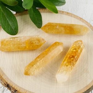 CITRINE Crystal Points - Mini - Jewelry Making, Healing Crystals and Stones, E1060