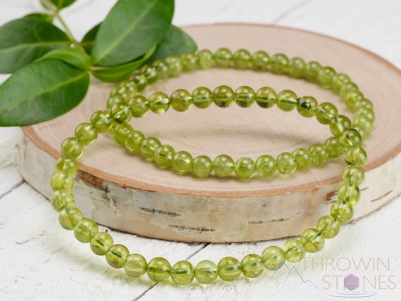 Peridot bead sale bracelet