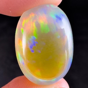 OPAL Cabochon - Oval Cut Stone - Welo Ethiopia, Jewelry Making, 54320 image 1