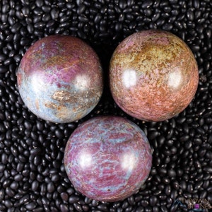 RUBY KYANITE Crystal Sphere - Crystal Ball, Birthstone, Housewarming Gift, Home Decor, E2177