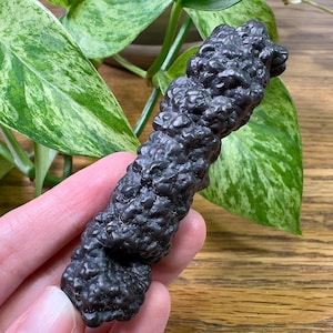 Raw PROPHECY Stone - Elongated, Limonite & Hematite - Rare Crystals and Stones, Home Decor, 55004