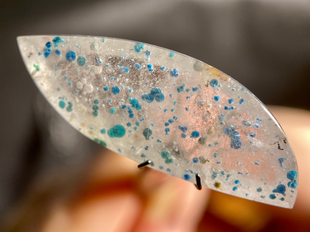 GILALITE Cabochon Medusa Paraiba Quartz Dots Marquise Etsy