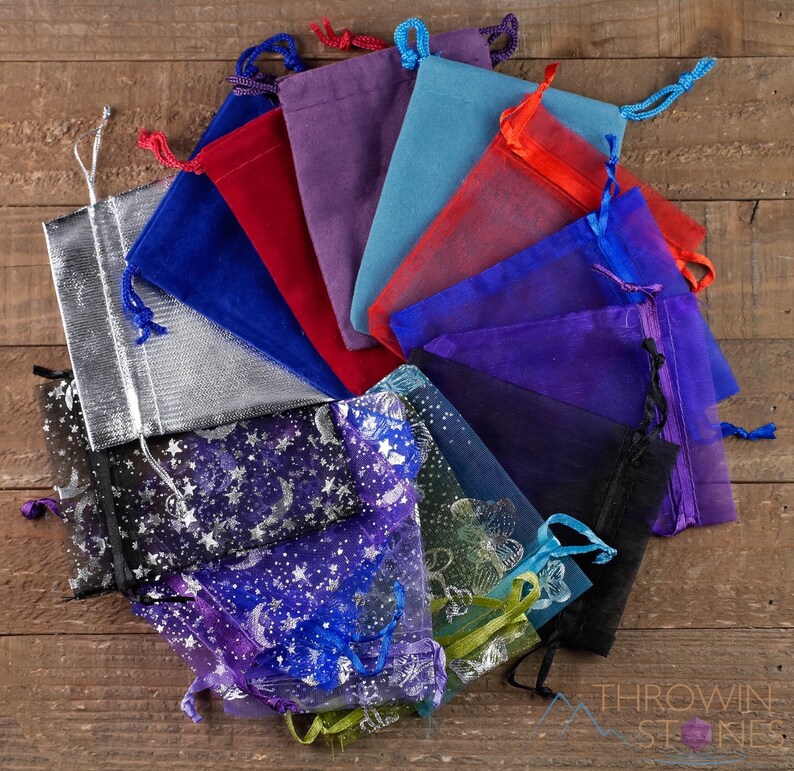 For every bracelet you purchase you will receive a drawstring gift bag. These pouches are great for storing bracelets while not being worn. Our crystal bracelets are genuine, beautifully handcrafted, and ethically sourced.