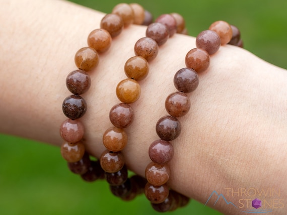 Brown crystal bracelet deals