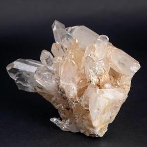 Rå COOKEITE Inkluderad KVARTS Kristallkluster Med Tabby - USA, Arkansas Mineralprov, 39722