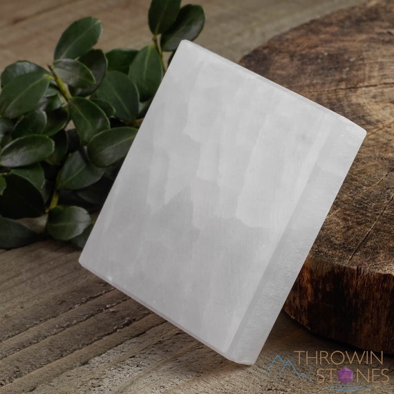 White Selenite Plate M Selenite Charging Plate Selenite Etsy