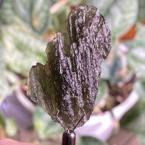 MOLDAVITE Raw Crystal - 10.9g - Raw Moldavite Crystal, Genuine Moldavite Stone, 44296
