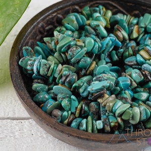 TURQUOISE Crystal Necklace - Chip Beads - Long Crystal Necklace, Beaded Necklace, Handmade Jewelry, E0801