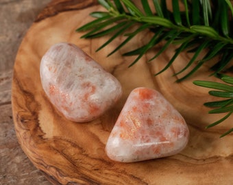 SUNSTONE Tumbled Stones - Tumbled Crystals, Self Care, Healing Crystals and Stones,  E0256
