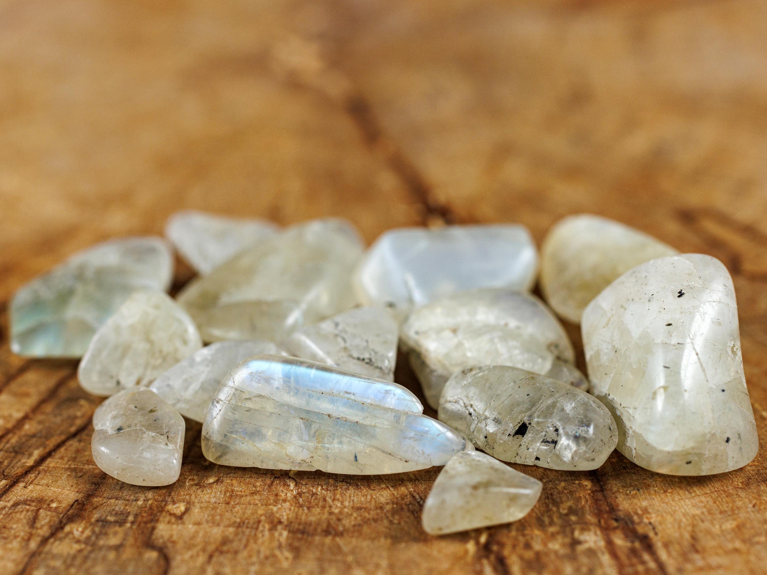 Sunfire MOONSTONE Tumbled Stones - Tumbled Crystals, Self Care, Healing Crystals and Stones, E1149