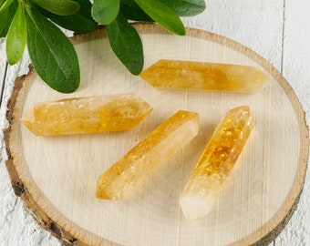 CITRINE Crystal Points - Mini - Jewelry Making, Healing Crystals and Stones, E1060