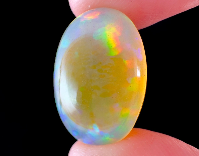 OPAL Cabochon - Oval Cut Stone - Welo Ethiopia, Jewelry Making, 54320 image 2