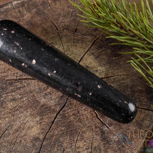 COPPERNITE Crystal Massage Wand  :  Metaphysical Natural Stone Tool For Healing, Self Care, E0835