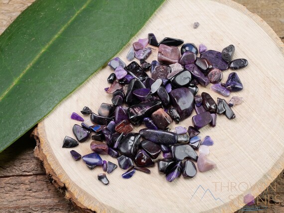 SUGILITE W MANGANESE Crystal Chips Small Crystals Gemstones