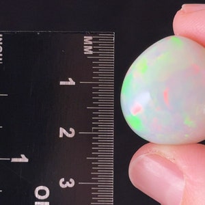 OPAL Cabochon Round Welo Opal, Jewelry Making, 54318 image 4