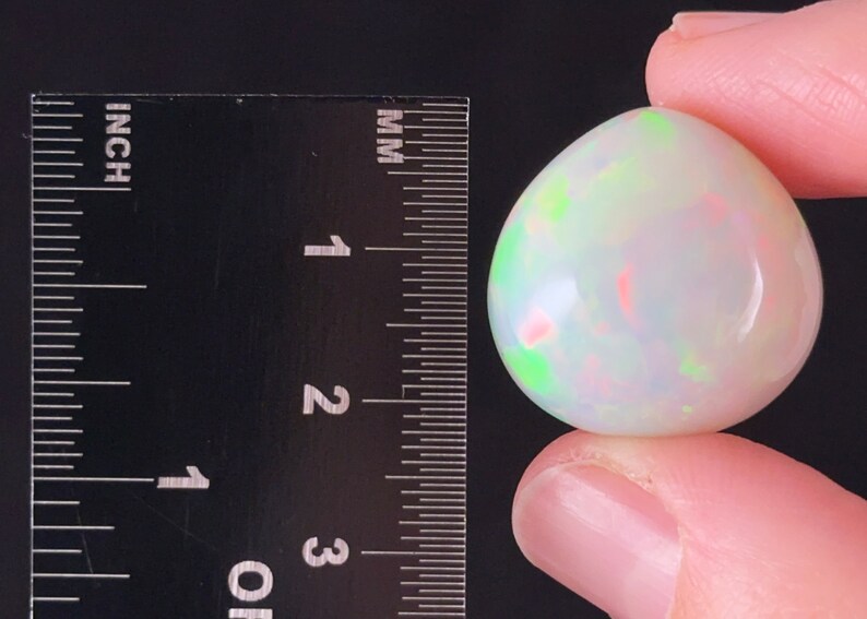 OPAL Cabochon Round Welo Opal, Jewelry Making, 54318 image 4