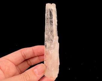 Growth INTERFERENCE QUARTZ Crystal Specimen - Natural Raw Stone Points, Unique Boho Home Decor, 57079