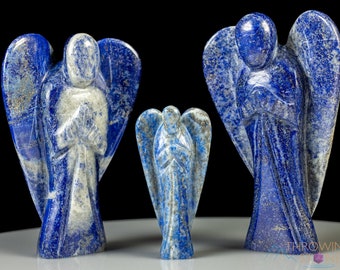 LAPIS LAZULI Crystal Angel - Guardian Angel Figurines, Home Decor, Healing Crystals and Stones, E2190
