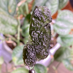 MOLDAVITE Raw Crystal - 11.2g - Raw Moldavite Crystal, Genuine Moldavite Stone, 44275