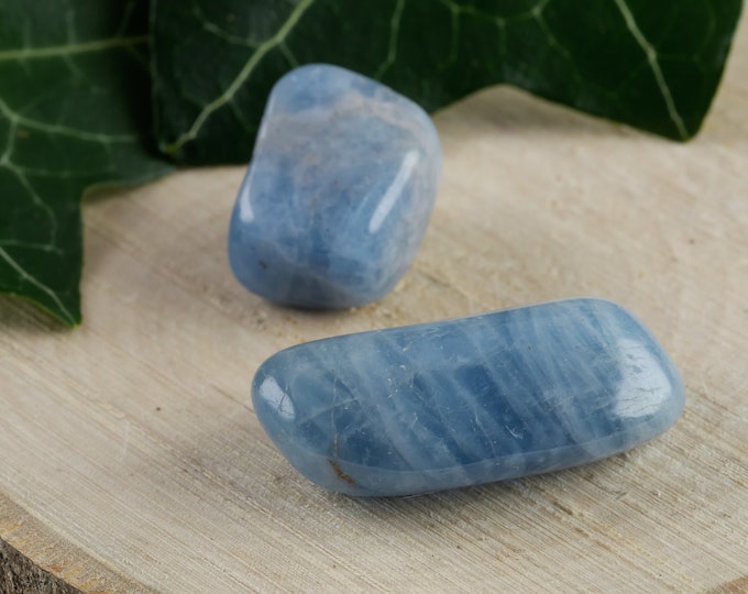 Dark Blue AQUAMARINE Tumbled Stones 2 Aquamarine Stones Etsy