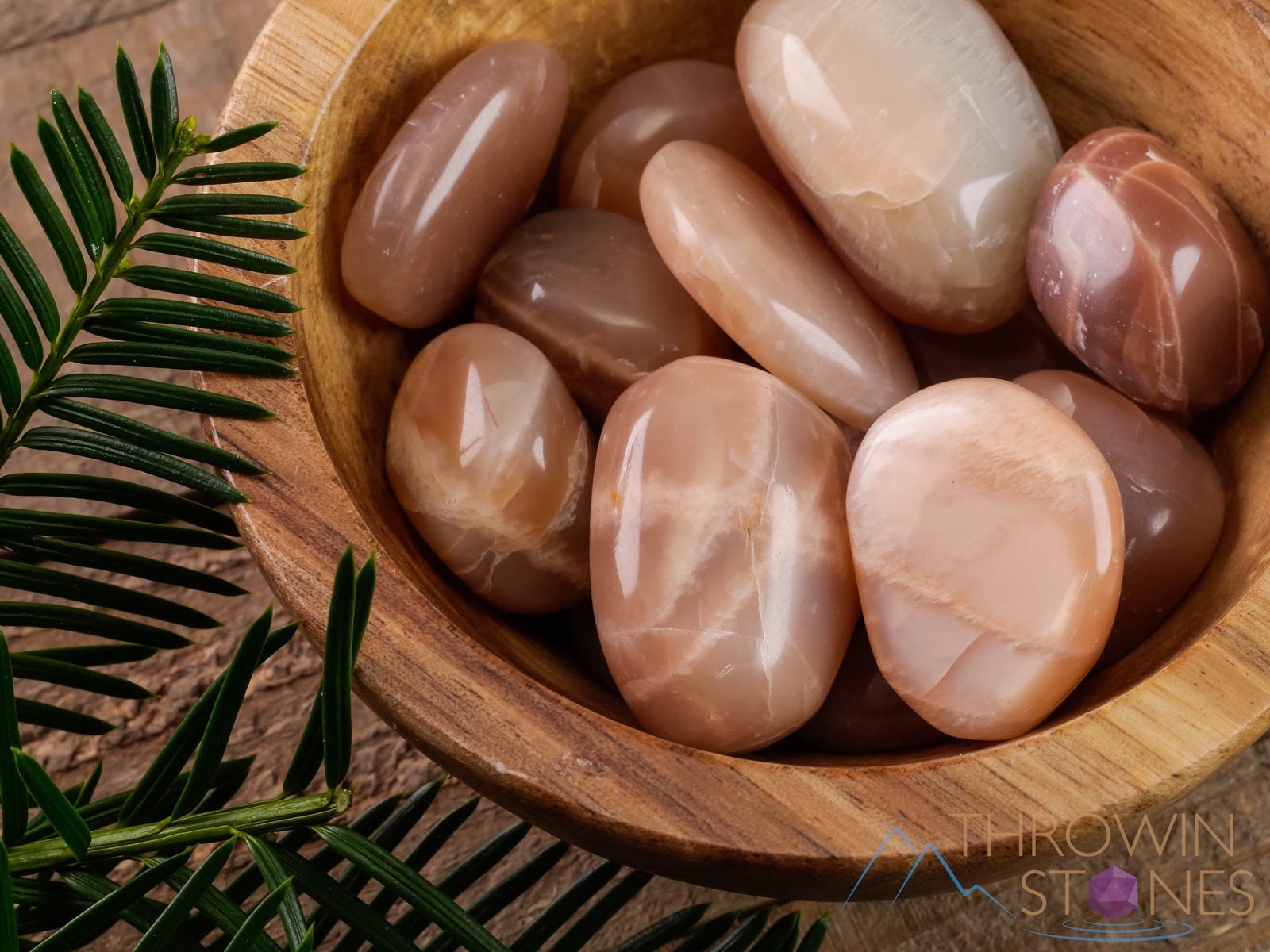 Peach MOONSTONE Tumbled Stones - Tumbled Crystals, Self Care, Healing…