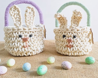 Handmade Crochet Easter Basket: Bunny Bliss for Your Egg-cellent Easter Celebration