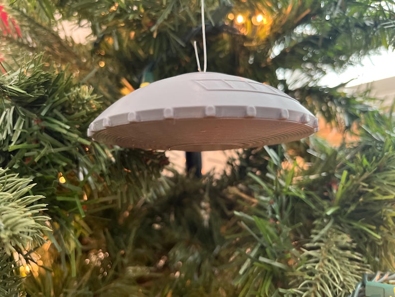 1968 Redlands UFO Sighting 3D Printed Christmas Ornament Etsy