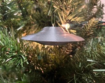 1989 Bob Lazar UFO Replica Christmas Tree Ornament - A Tribute to a Controversial Encounter