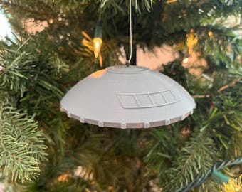 1968 Redlands UFO Sighting - 3D Printed Christmas Ornament
