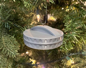 1959 Belenmeim UFO Christmas Ornament - New Zealand Sighting Historical Alien Spacecraft Replica 3D Printed