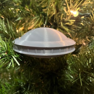 1963 Paul Villa UFO Replica Christmas Tree Ornament - Explore the Cosmic Encounter