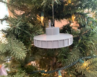 1955 Grenshaw, Oregon UFO Christmas Ornament - 3D Printed Flying Saucer Replica