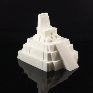 Temple of Tikal II - Temple of the Masks - Statue (3D Printed)
