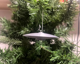 2022 UFO Ornament – 3D Printed Flying Saucer CN113942647A | Futuristic Alien Craft | Modern Sci-Fi Decor | Chinese Patent UFO Gift