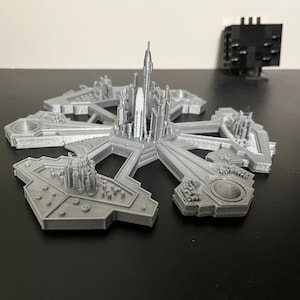 City of Atlantis, 3D Printed (8" Size Shown)